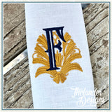 F Art Deco Letter T2083