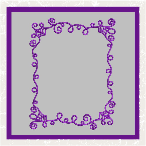 GG1585 Swirly Halloween Frame