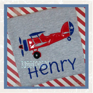 GG1733 Airplane Applique