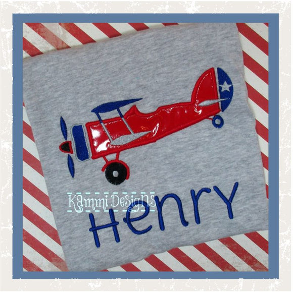 GG1733 Airplane Applique