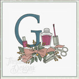 G Manicure Letter T2022