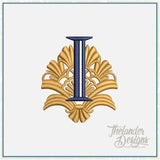 I Art Deco Letter T2083