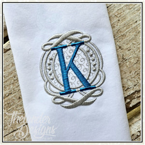 K Elegant Charm Letter