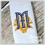 M Art Deco Letter T2083