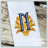 N Art Deco Letter T2083