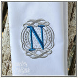N Elegant Charm Letter