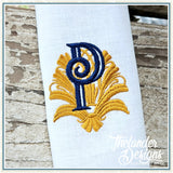 P Art Deco Letter T2083