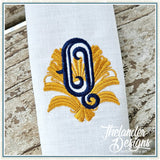 Q Art Deco Letter T2083