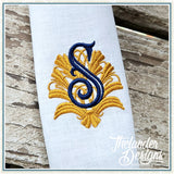 S Art Deco Letter T2083