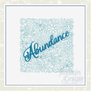 T1456 Abundance Quilt Block