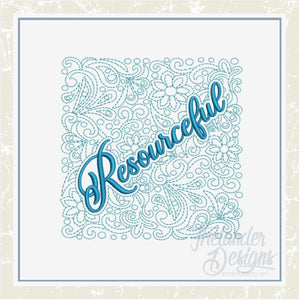 T1461 Resourceful Quilt Block