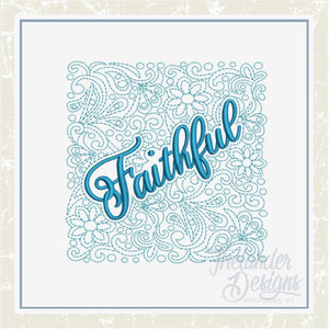 T1462 Faithful Quilt Block