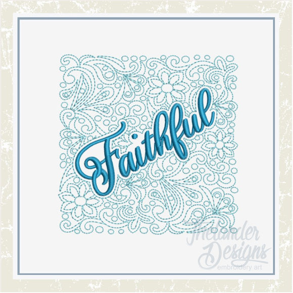 T1462 Faithful Quilt Block