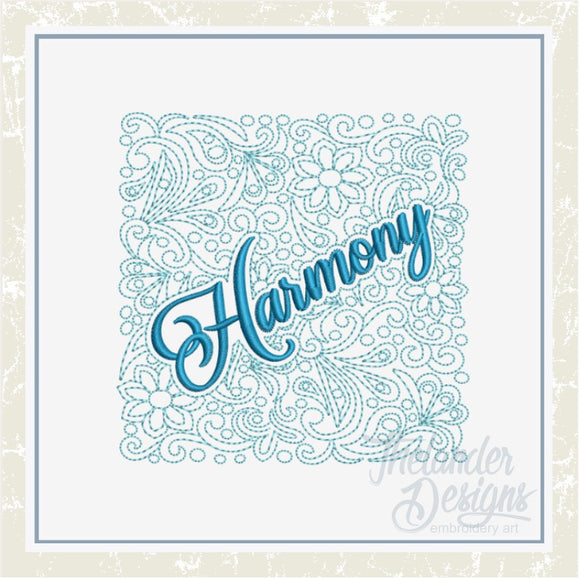 T1463 Harmony Quilt Block