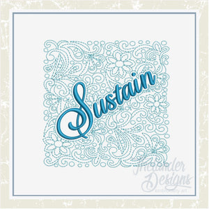 T1464 Sustain Quilt Block