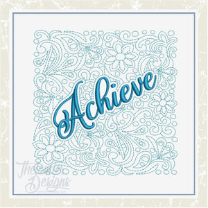 T1480 Achieve Quilt Block