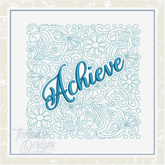 T1480 Achieve Quilt Block