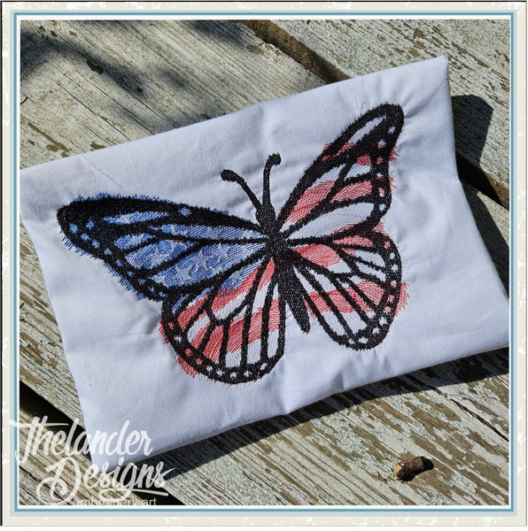 T1944 Sketch Patriotic Butterfly