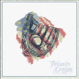 T1956 Patriotic Baseball Sketch