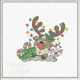 T1995 Sketch Reindeer Ornament