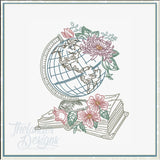 T2033 Floral Globe