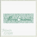 T2034 Merry Christmas Pillow Border