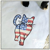 T2068 Patriotic Kitty Sketch