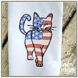 T2068 Patriotic Kitty Sketch