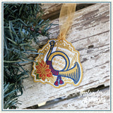 T2087 Horn Fabric Ornament