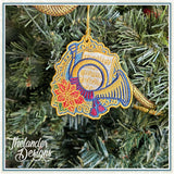 T2088 Horn FSL Ornament