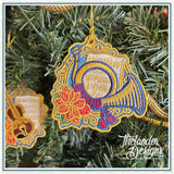T2088 Horn FSL Ornament