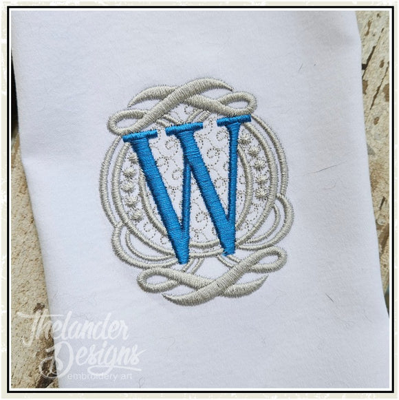 W Elegant Charm Letter T2056