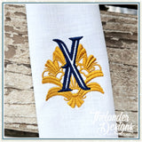 X Art Deco Letter T2083