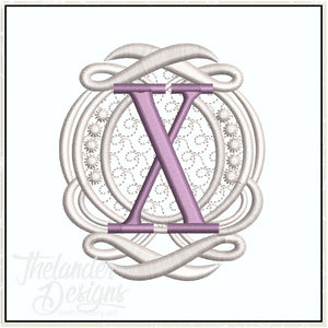 X Elegant Charm Letter T2056