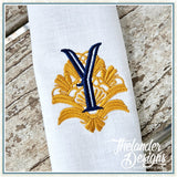 Y Art Deco Letter T2083