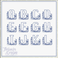Stitchery Alphabet A-Z  T1942