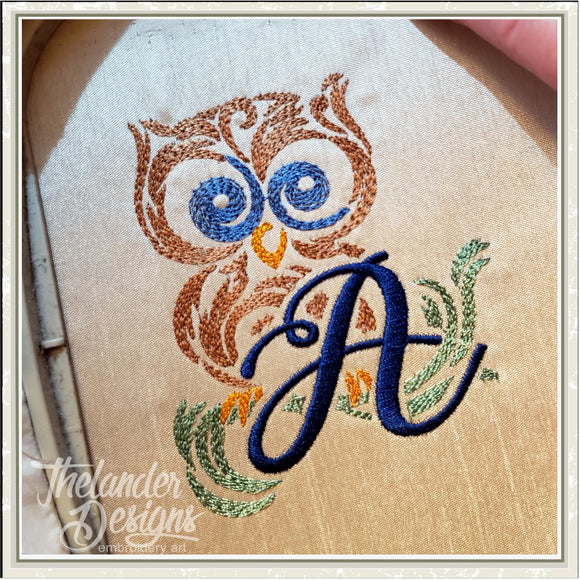 5 inch Owl A-Z Letters T1909