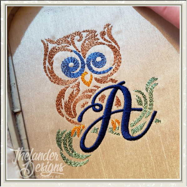 3 inch Owl A-Z Letters T1909