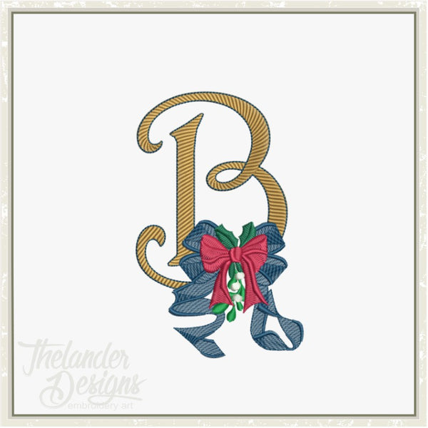 B Ribbon Letter T1886 – Thelander Designs