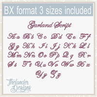 BX format Garland Script T1884