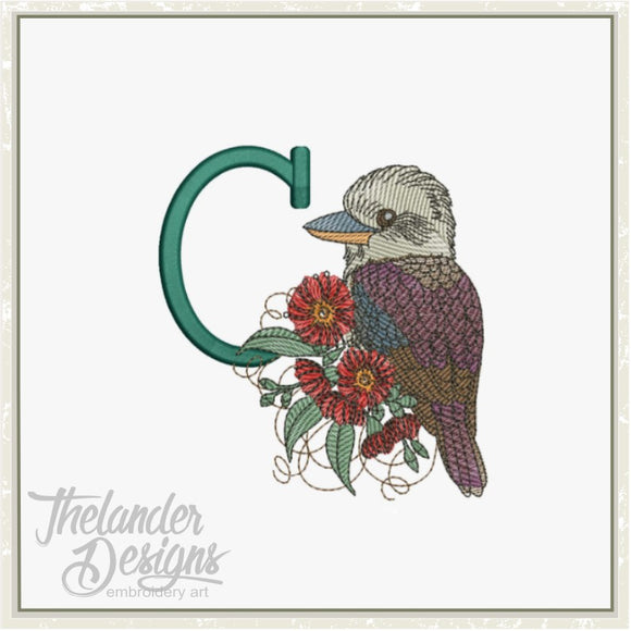 C Kookaburra Letter T1905