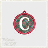 C Plaid Letter T1870