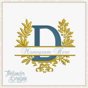 D Garland Frame Letter T1875