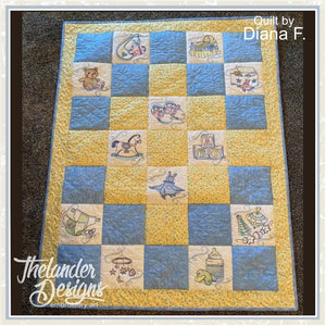 6x6 Baby Quilt Blocks T1849