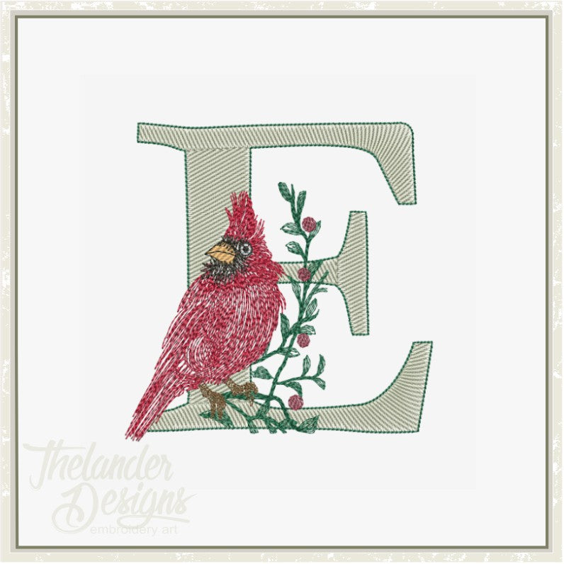 E Cardinal Letter T1898 – Thelander Designs