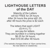 Lighthouse Letter D T1939