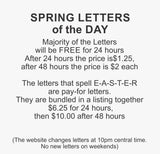 X Spring Letter T1925
