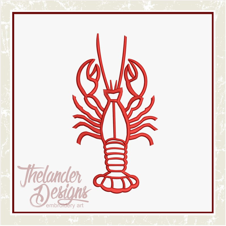 GG1029 Crawfish Applique – Thelander Designs