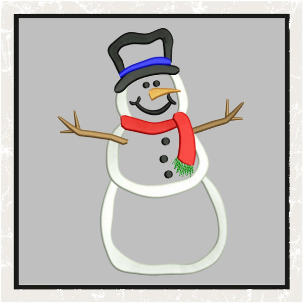 GG1064 Applique Snowman