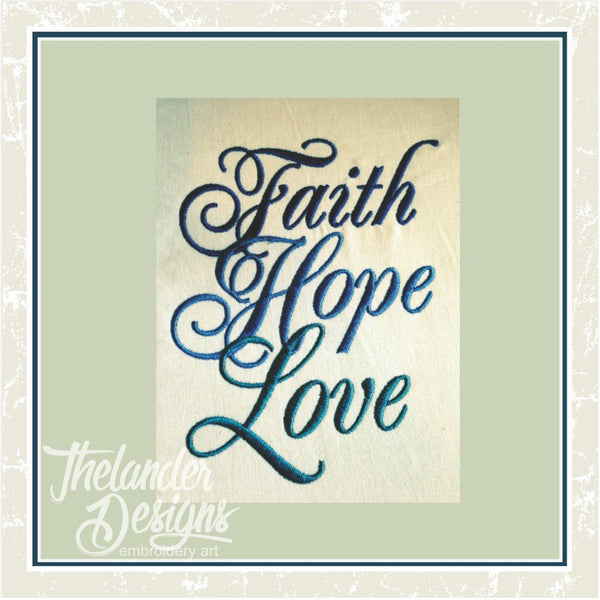 GG1274 Faith Love Hope